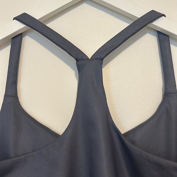 Abercrombie & Fitch Blue Cropped Racerback Tank, Small - Picture 7 of 8